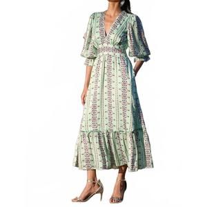 NEW NEVE & NOOR sophia ruffle dress in mint green